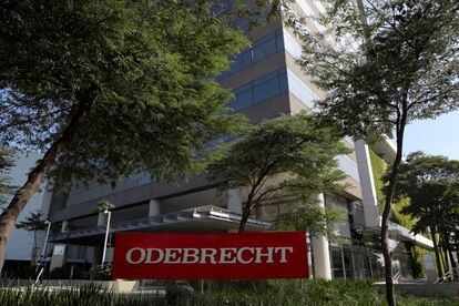 Oficinas del conglomerado de construcción Odebrecht en su sede en São Paulo, Brasil.