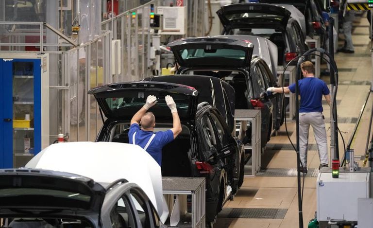 Fábrica de carros em Wolfsburg (Alemanha), em março de 2019.