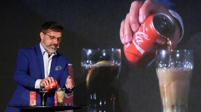 Rafael Urrialde, diretor de nutrição e saúde da Coca-Cola Iberia, nesta terça-feira.