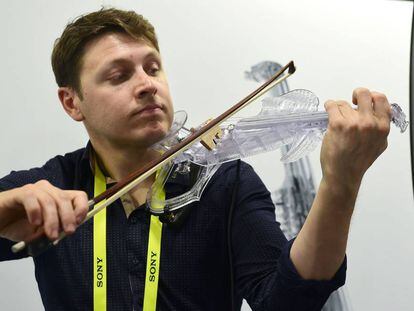 Demonstração do violino elétrico 3Dvarius