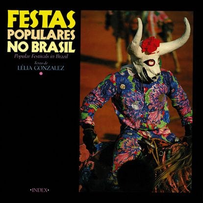 Capa do livro 'Festas populares no Brasil', de Lélia Gonzalez.