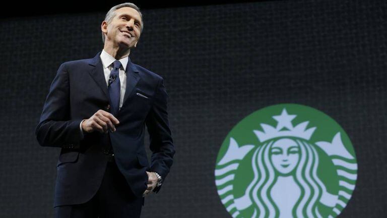 O presidente do Starbucks, Howard Schultz.