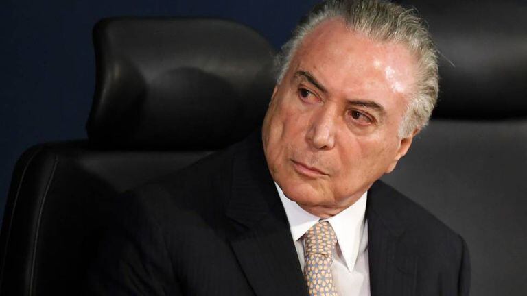 O presidente Michel Temer em Brasília no dia 18 de setembro