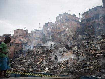 Favela de Paraisópolis nesta terça-feira.