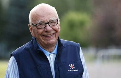Rupert Murdoch, na reunião de Sun Valley, realizada na semana passada.