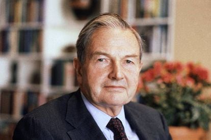 David Rockefeller, em uma foto de 1981