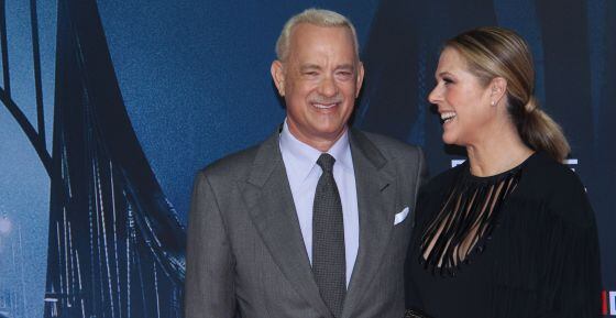Tom Hanks, com sua esposa Rita Willson.