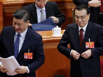 O presidente chinês Xi Jinping e o primeiro-ministro Li Keqiang