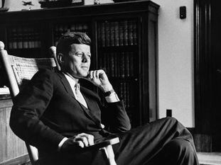 O ex-presidente dos EUA John F. Kennedy.