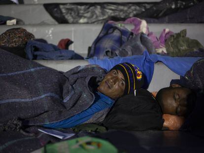 A caravana de imigrantes chega à Cidade do México