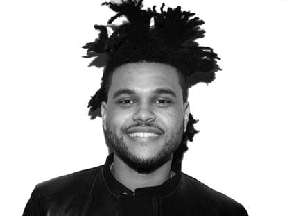 The Weeknd em uma imagem promocional.