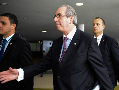 Eduardo Cunha na C&acirc;mara em 26 de janeiro.