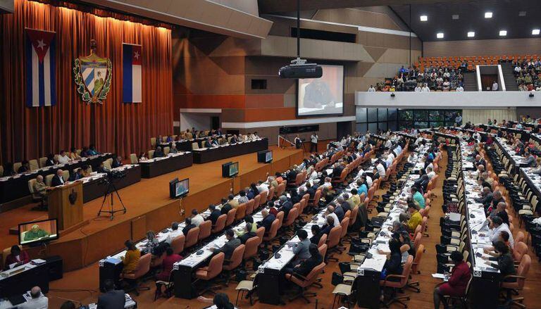 Sessão da Assembleia Nacional, nesta sexta-feira em Havana.