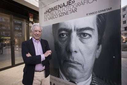Mario Vargas Llosa, na última terça-feira na ilha da Palma.