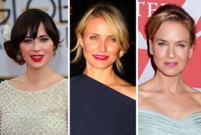 Vocação NoMo: Zooey Deschanel, Cameron Diaz e Renée Zellweger.