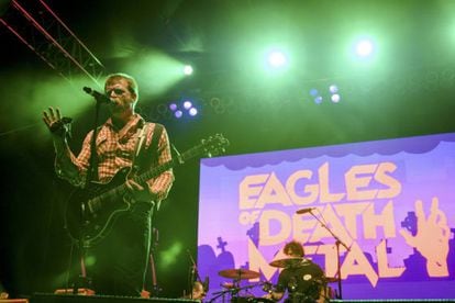 Jesse Hughes, da banda Eagles of Death Metal.