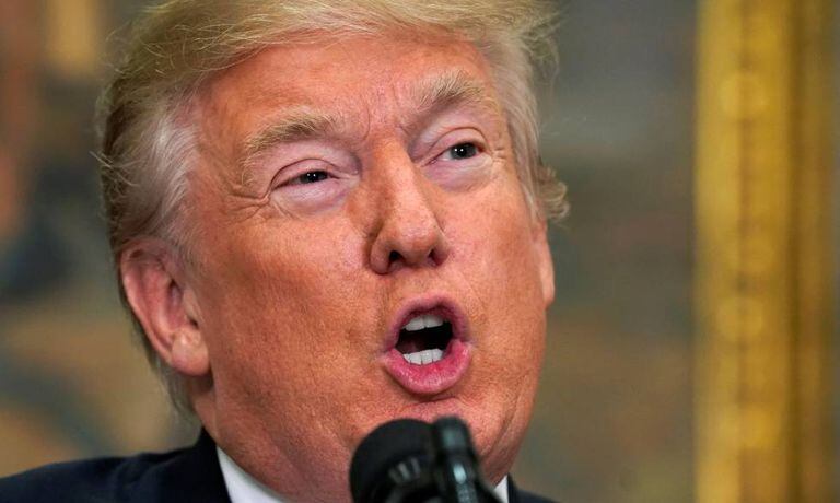 O presidente dos EUA, Donald Trump.