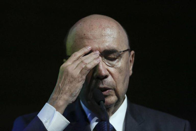 O ministro da Fazenda, Henrique Meirelles, nesta segunda-feira, dia 30, em São Paulo.