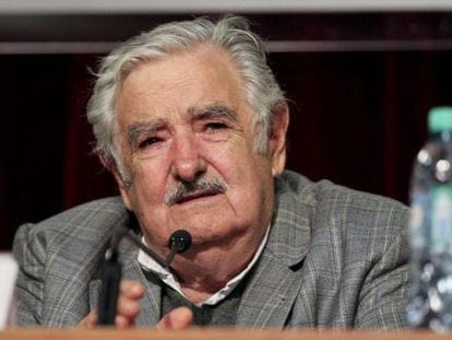 Pepe Mujica, na segunda-feira, em Buenos Aires.