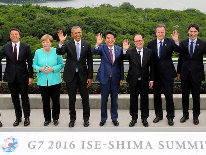 Foto de família do G7