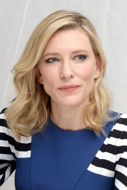 Cate Blanchett durante a promoção de 'Carol', em novembro.