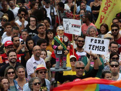 Manifesta&ccedil;&atilde;o no Rio de Janeiro, no &uacute;ltimo domingo. 