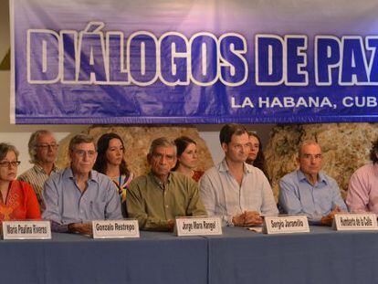 A equipe negociadora do Governo, em Havana