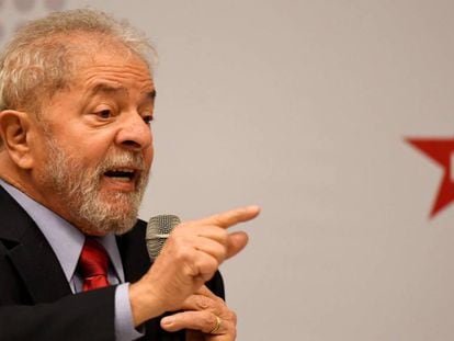 Lula, nesta segunda, em Bras&iacute;lia. 
