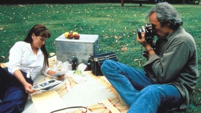 Os atores Clint Eastwood e Meryl Streep em uma cena do filme ‘As Pontes de Madison’.