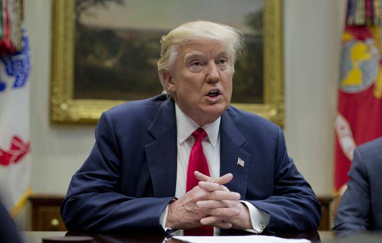 O presidente Donald Trump, em Washington.