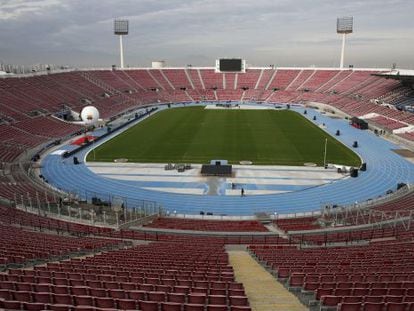 Vista geral do Estádio Nacional de Chile.