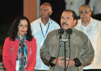 O presidente Daniel Ortega em Havana.