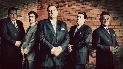 Imagem promocional de 'Os Sopranos'.