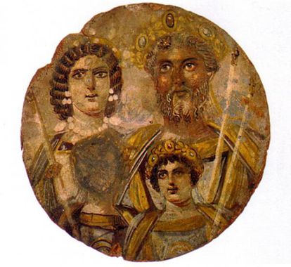Septimio Severo e sua família