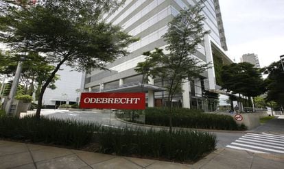 A sede da construtora Odebrecht em São Paulo.