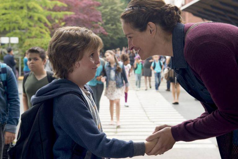 Jacob Tremblay e Julia Roberts em ‘Extraordinário’