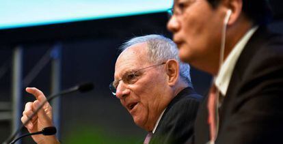 O ministro alemão de Finanças.