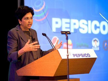 A CEO da Pepsi, Indra K. Nooyi.