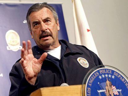 O chefe de policial de Los Angeles, Charlie Beck.