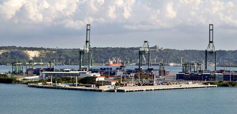 Zona de desenvolvimento especial no porto de Mariel, em Cuba.
