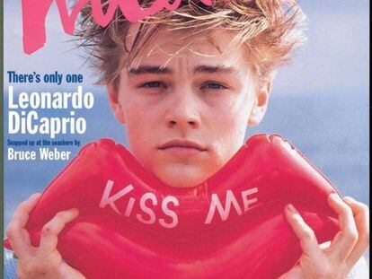 Leonardo DiCaprio fotografado por Bruce Weber para a capa de junho de 1994
