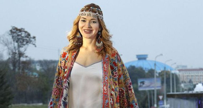 Gulnara Karimova em cerimônia em outubro último.