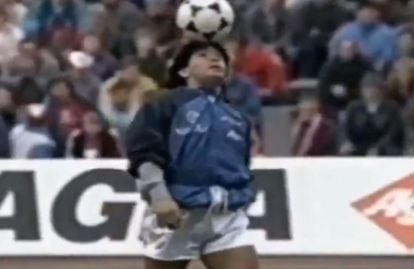 Maradona e o aquecimento mais famoso da história, ao som de 'Live is Life', Verne