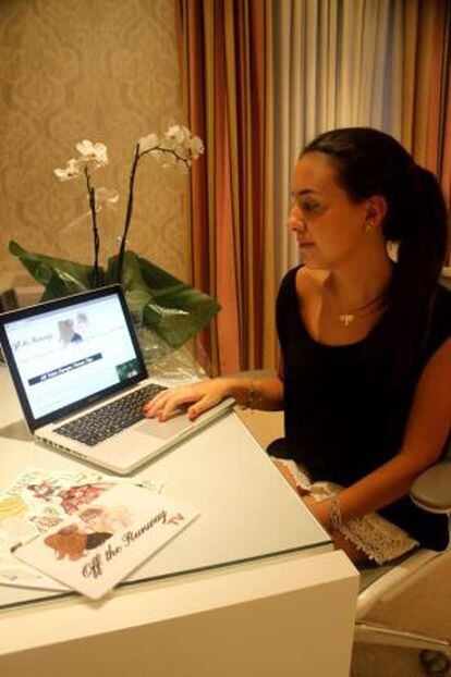 Alessandra, 18, que criou um site.