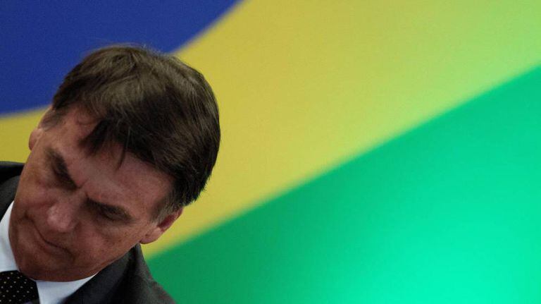 Bolsonaro em encontro de governadores eleitos em Brasília no dia 14 de novembro