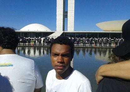 Fernando Holiday, do MBL, em Brasília.
