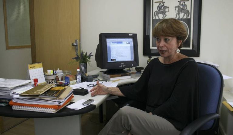 A socióloga Julita Lemgruber, diretora do Centro de Estudos de Segurança e Cidadania da Universidade Cândido Mendes, no Rio de Janeiro