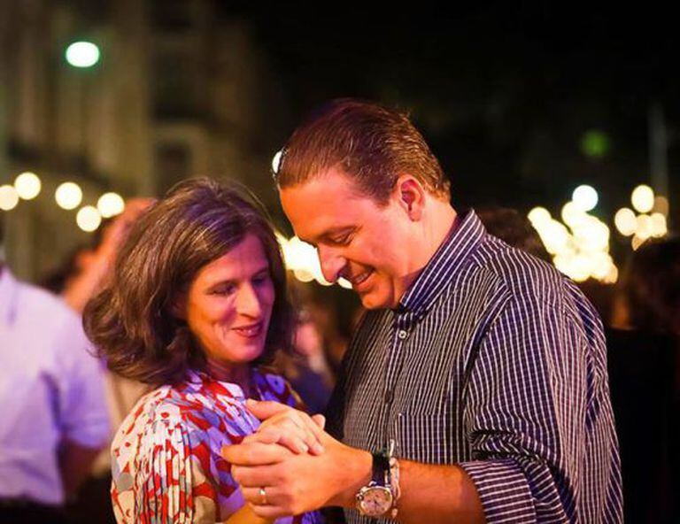 Renata e Eduardo Campos em junho de 2014.