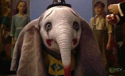 Assim o diretor Tim Burton imaginou o elefante mais famoso em seu novo filme, ‘Dumbo’.