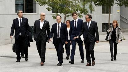 Vários dos secretários do Govern de Puigdemont